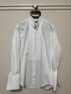 ANNIVERSAIRE タキシードスタイル ホワイトシャツ （カフス付き）