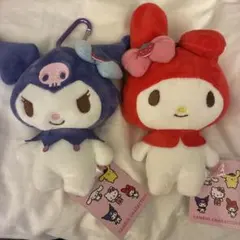 マイメロ　クロミ　いちごがま口ポーチ