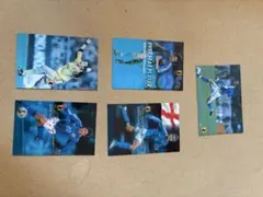 サッカー日本代表 カルビー カード 5枚セット　2006