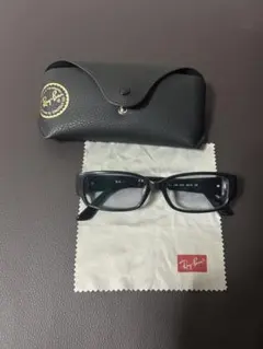 m*o様 Ray-Ban ブラック メガネ ケース付き 度入り