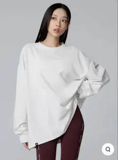 XEXYMIX 長袖Tシャツ ストーンアイボリー Fのサムネイル