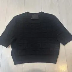 GIVENCHY 半袖 ニット トップス XS ブラックのサムネイル