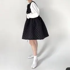 nugu キルティングワンピース