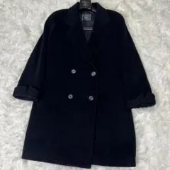 【美品✨️】バーバリーズ BURBERRY カシミヤチェスターコート ダブル 黒