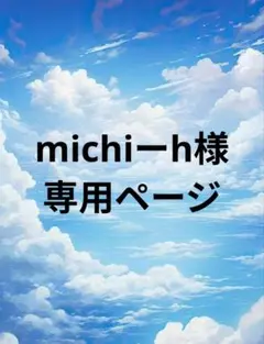michiーh様専用ページ