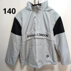 #wask LONDON ハーフジップジャケット 140　 フリース　ベージュ