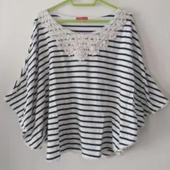 earth music＆ecology 半袖トップス レース襟