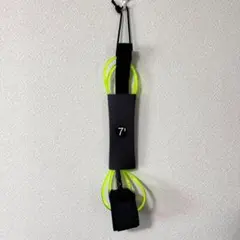 NO BRAND リーシュコード 足首用 7ft(2.1m) カラー：ライムY