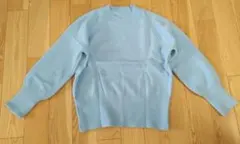 ✪セーター　ニット　長袖　レディース　暖かい　ブルー系