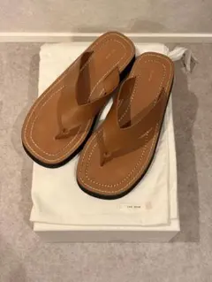 THE ROW ザ・ロウ GINZA サンダル レザー 厚底 [37]キャメルのサムネイル