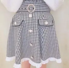 LIZLISA チェック柄フレアスカート 早い者勝ち