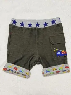 ミキハウス パンツ 70 カーキ