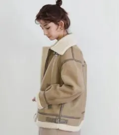 SELECT MOCA❤ムートンボアジャケット