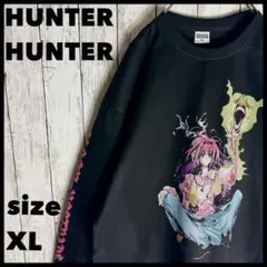 HUNTER×HUNTER アニメTシャツ ネオン ロンT XL 黒 袖プリa2 メルカリ