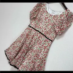 美品 Cynthia Rowley イトキン ワンピース いちご 苺 総柄のサムネイル