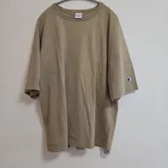 Champion T1011 ヘビーウェイト Tシャツ カーキ Mのサムネイル