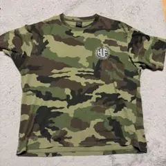 HUF カモフラージュ柄 Tシャツ Lサイズ