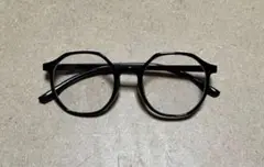 UVカット メガネ 伊達メガネ 軽量 ボストン