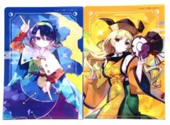 東方ProjectミニクリアファイルガムVOl.2 天弓千亦/摩多羅隠岐奈