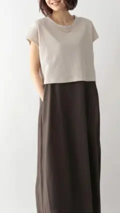 【GLOBAL WORK】ガラFSPOキャミOPセット