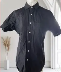 BEAUTY&YOUTH UNITED ARROWS 黒 半袖ボタンアップシャツ