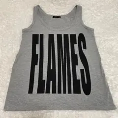 平成当時物　ビックロゴ　グレー　タンクトップ　レディースファッション　女性服