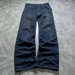 Archive EDWIN dark wash denim swag 丈長 濃紺 - メルカリ