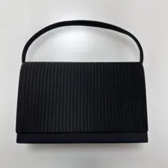 ブラックフォーマルバッグ プリーツデザイン