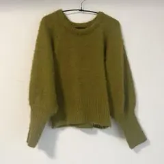 ニット　シャギー　フリーサイズ