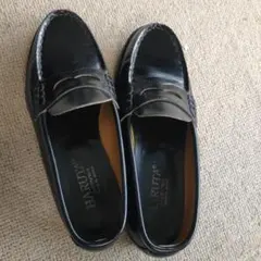 HARUTA #4514 24.5EE 黒 コインローファー ハルタ　革靴