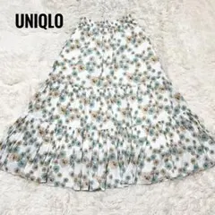 ✨美品✨ UNQLO ユニクロ×ポール & ジョー ティアードスカート 花柄 S