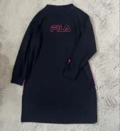 【美品】FILA チェニック　トレーナー　 ネイビー　 L