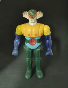 当時品！昭和レトロ 懐かし！鋼鉄ジーグ ソフビ フィギュア レア 