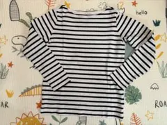 無印良品 ストライプ 長袖Tシャツ Sサイズ