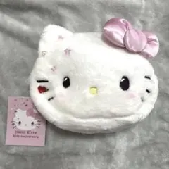 サンリオ　キティ　50周年アニバーサリー　ポーチ　新品未使用　サンリオショップ