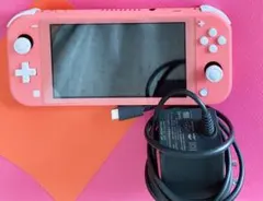 今すぐあそべる Nintendo Switch Lite ピンク 充電器付