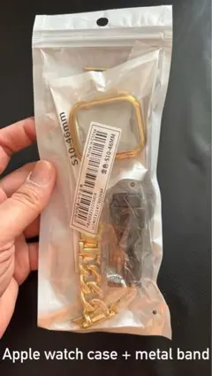 Apple Watch ケース + メタルバンド ゴールド