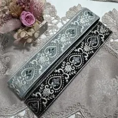 新色入荷ノンスパンコール♡インド刺繍リボン各1.5m合計3メートル