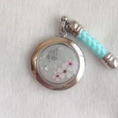 訳あり品　朱肉ストラップ　ハンドメイド
