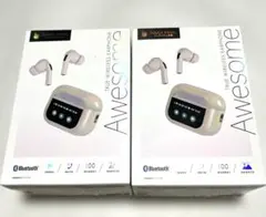 【新品、未開封】液晶タッチパネル付き　TWSイヤホン　2個セットのサムネイル