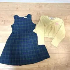 のんのん　I am Marilyn 120cm ワンピースとカーディガンセット