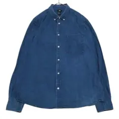 H&M デニムシャツ 長袖シャツ ボタンダウン US古着o50①
