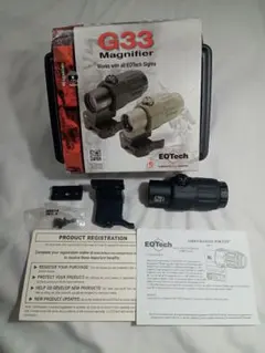 実物 EOTech イオテック G33 STS マグニファイアー ブースター 黒 Amazon.co.jp: 実物 EoTech G33 STS マグニファイア ブラック