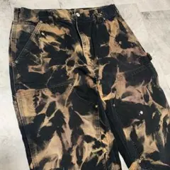 USA製 カーハート ダブルニー ペインターパンツ　ヴィンテージ ブリーチ加工