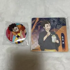 ハイキュー!! 西谷夕 缶バッジ コースターセット