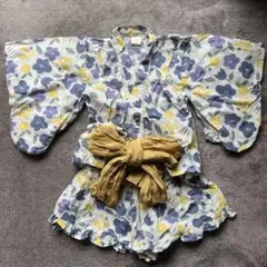 futafuta 花柄 浴衣ドレス サイズ90