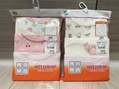 【新品未使用】ベビー肌着 90㎝ 3枚組 綿100% あったか肌着 半袖シャツ