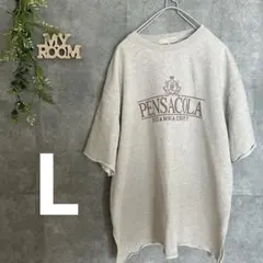 レディース ゆったり Tシャツ 半袖 トレーナー 部屋着 寝巻き L