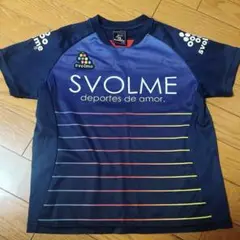 SVOLME スポーツシャツ ダークブルー　130