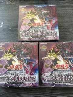 遊戯王CHAOS ORIGINSカオスオリジンズ 4BOX シュリンク無し - メルカリ